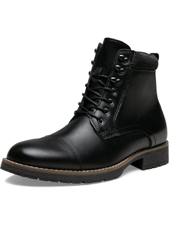 Men\'s Black Casual Chukka Boots Motorcycle Wear hiking main image 6